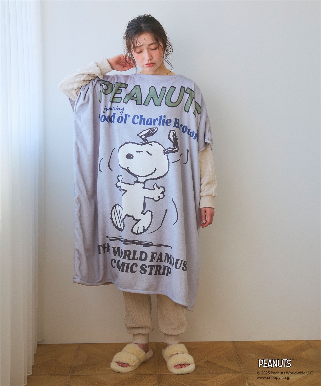 chara station 【PEANUTS/ピーナッツ】ノリノリSNOOPY/スヌーピーあったか着るフリースウェア_sub_23