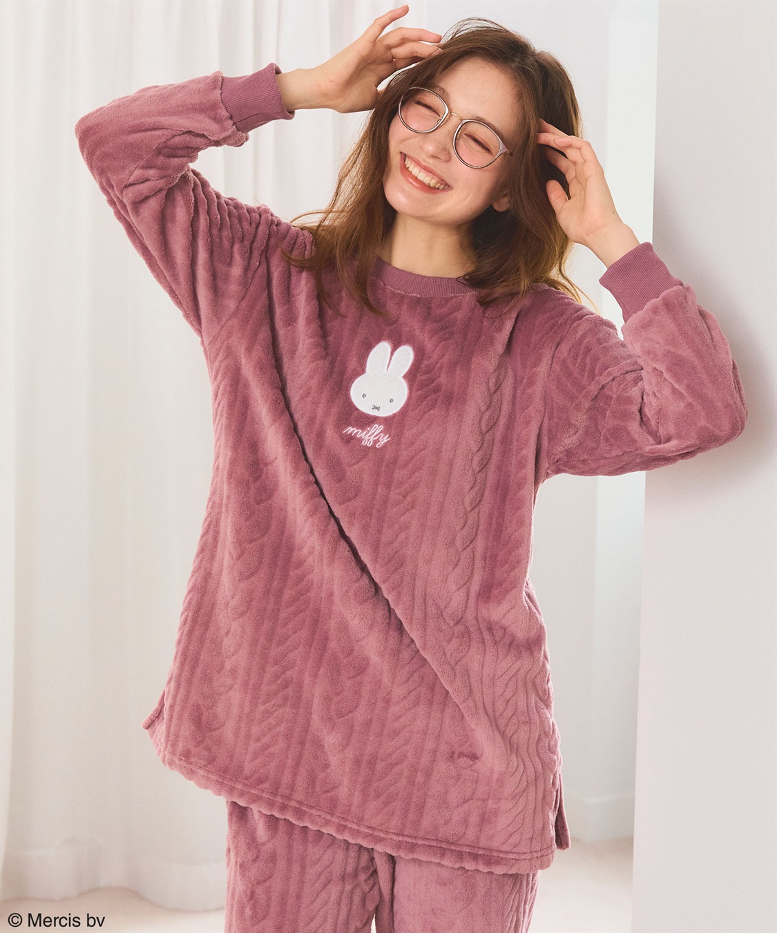 ミッフィー/miffy】もこもこケーブルプルオーバー 推部屋plus｜クロス 