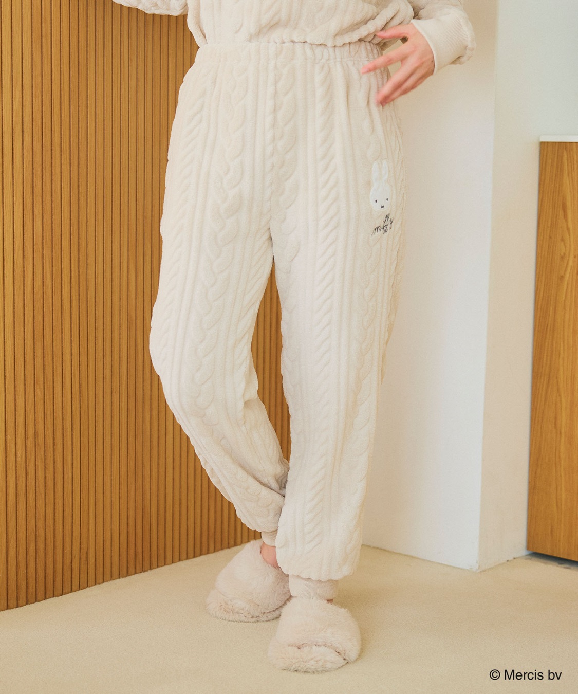 Life Style by cross marche 【miffy/ミッフィー】刺繍ケーブルフリースロングパンツ/ルームウェア_sub_10