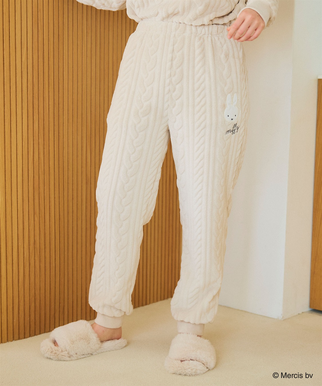Life Style by cross marche 【miffy/ミッフィー】刺繍ケーブルフリースロングパンツ/ルームウェア_sub_11