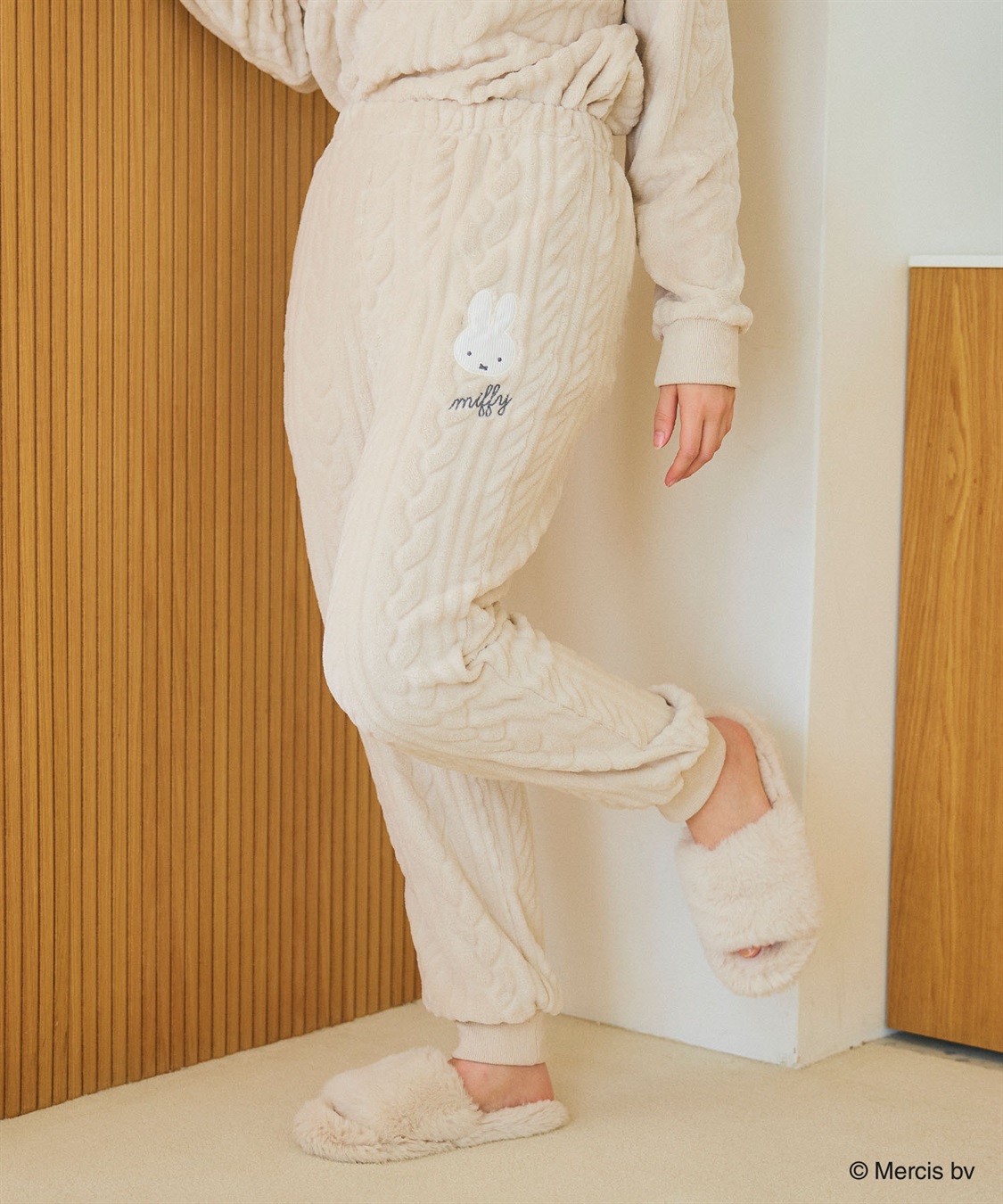 Life Style by cross marche 【miffy/ミッフィー】刺繍ケーブルフリースロングパンツ/ルームウェア_sub_12