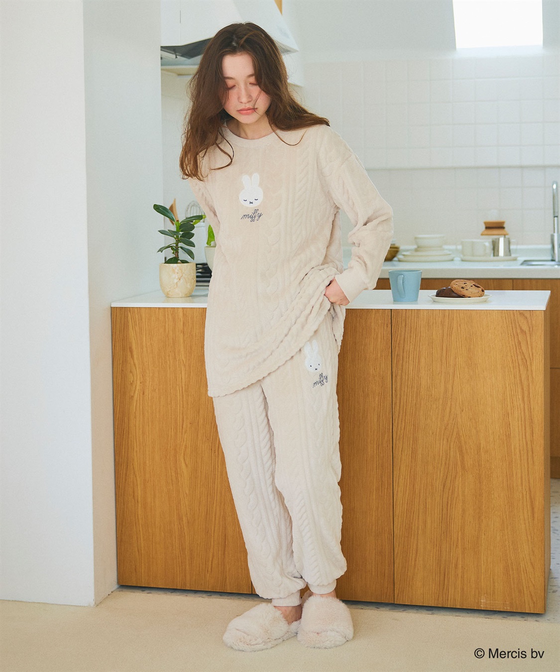 Life Style by cross marche 【miffy/ミッフィー】刺繍ケーブルフリースロングパンツ/ルームウェア_sub_13