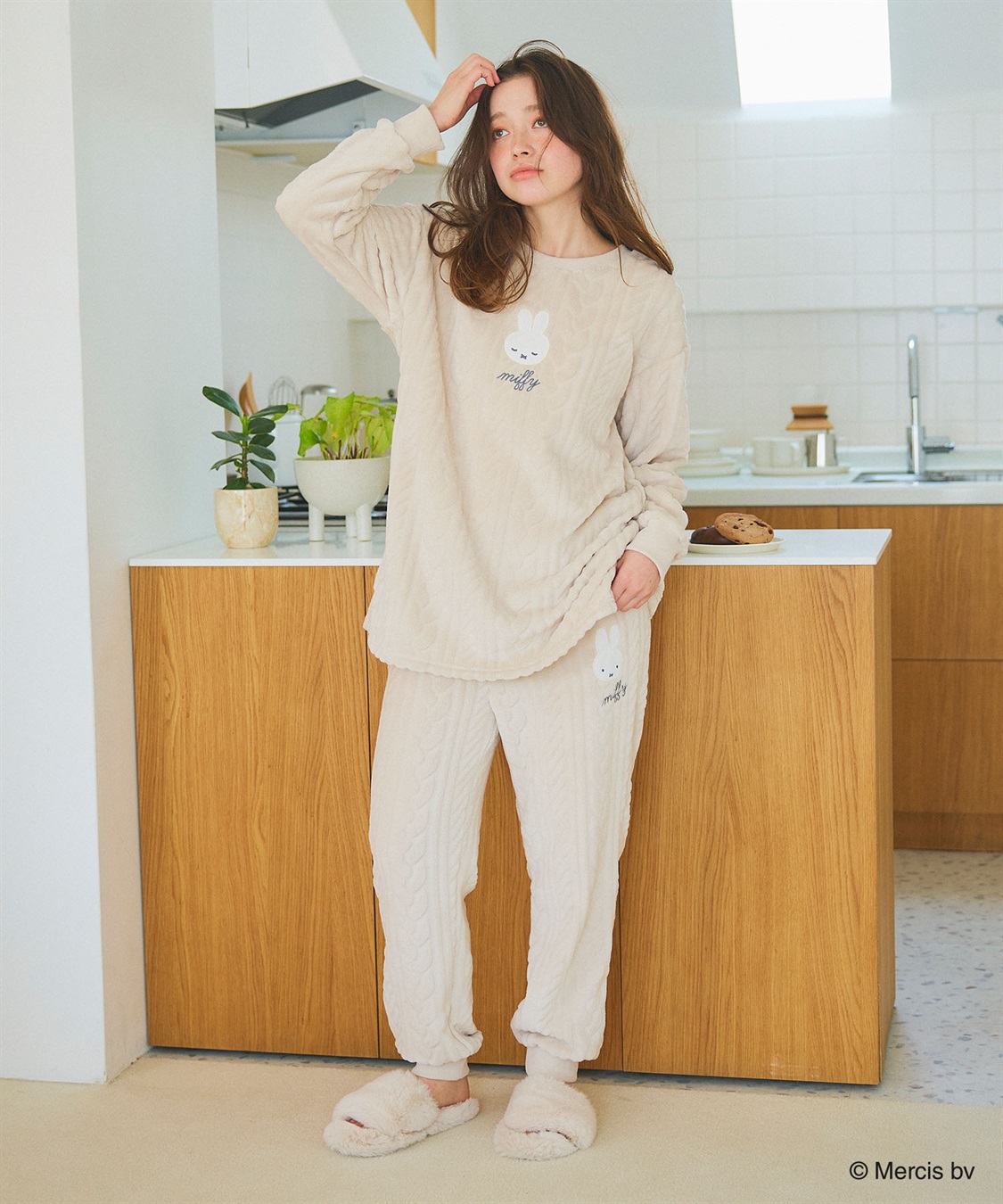 Life Style by cross marche 【miffy/ミッフィー】刺繍ケーブルフリースロングパンツ/ルームウェア_sub_15