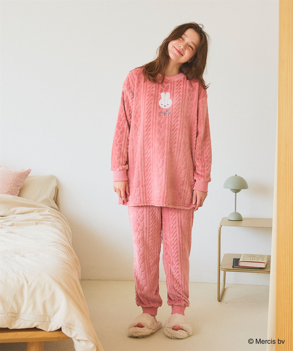 Life Style by cross marche 【miffy/ミッフィー】刺繍ケーブルフリースロングパンツ/ルームウェア_sub_22