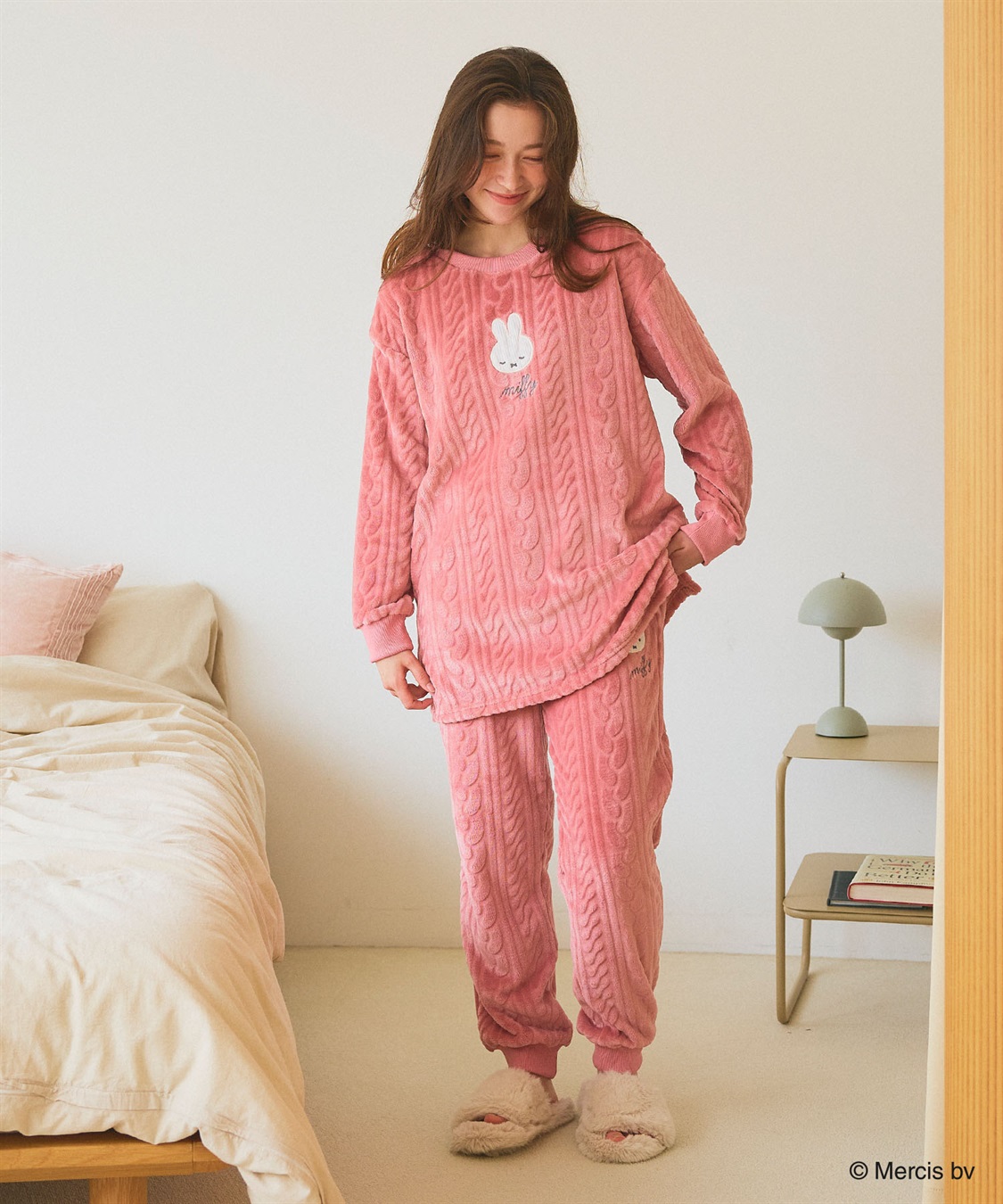 Life Style by cross marche 【miffy/ミッフィー】刺繍ケーブルフリースロングパンツ/ルームウェア_sub_23