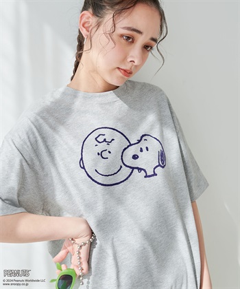 推部屋plus 【PEANUTS/ピーナッツ】SNOOPYTシャツ_subthumb_2