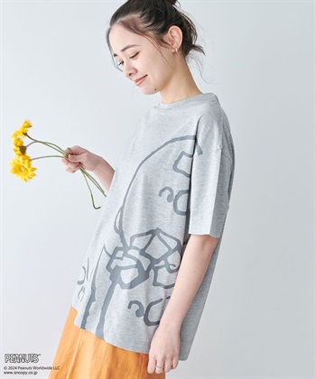 Life Style by cross marche 【週末限定SALE】【PEANUTS/ピーナッツ】SNOOPY（スヌーピー）Tシャツ《大きいサイズ有》_subthumb_3