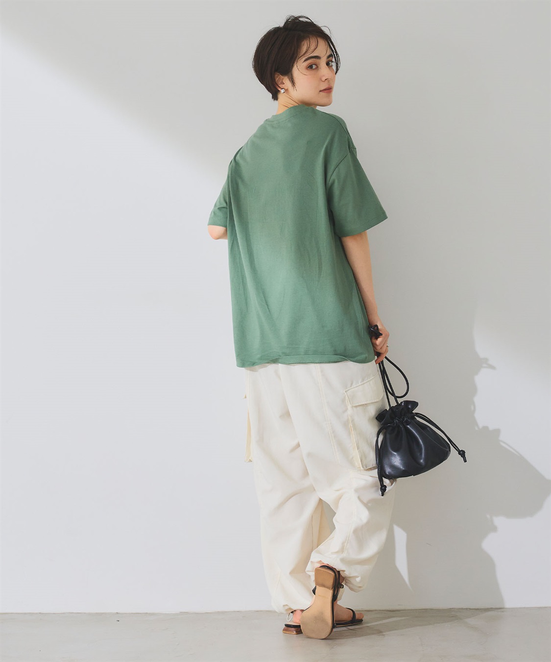 Life Style by cross marche 【PEANUTS/ピーナッツ】SNOOPY/スヌーピー＆チャーリーブラウンフロッキープリント半袖Tシャツ_sub_8