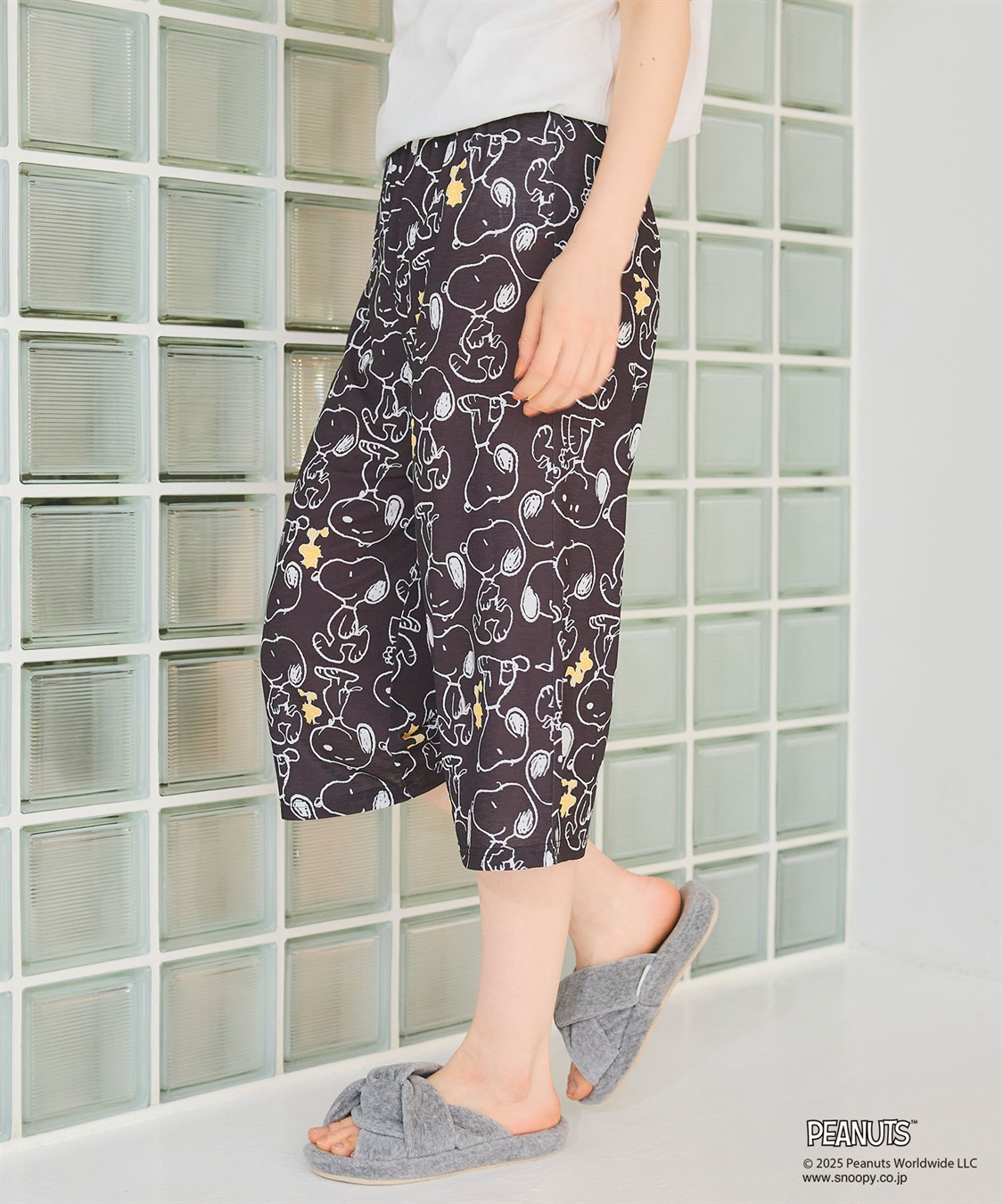 Life Style by cross marche 【ピーナッツ/PEANUTS】ひんやり総柄ハーフパンツ《大きいサイズ有》_sub_6