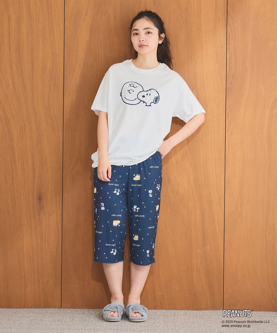 Life Style by cross marche 【ピーナッツ/PEANUTS】ひんやり総柄ハーフパンツ《大きいサイズ有》_sub_11