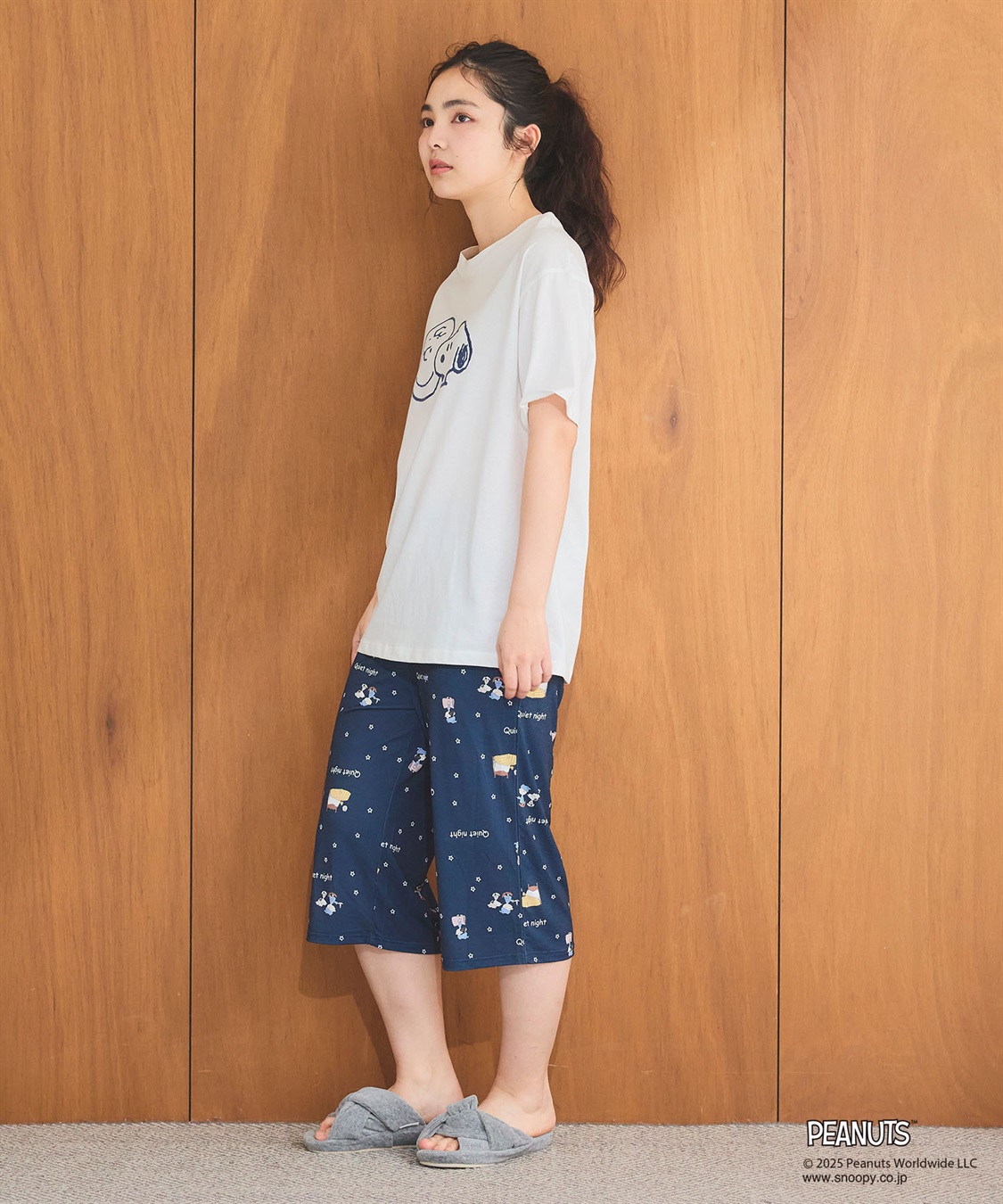 Life Style by cross marche 【ピーナッツ/PEANUTS】ひんやり総柄ハーフパンツ《大きいサイズ有》_sub_12