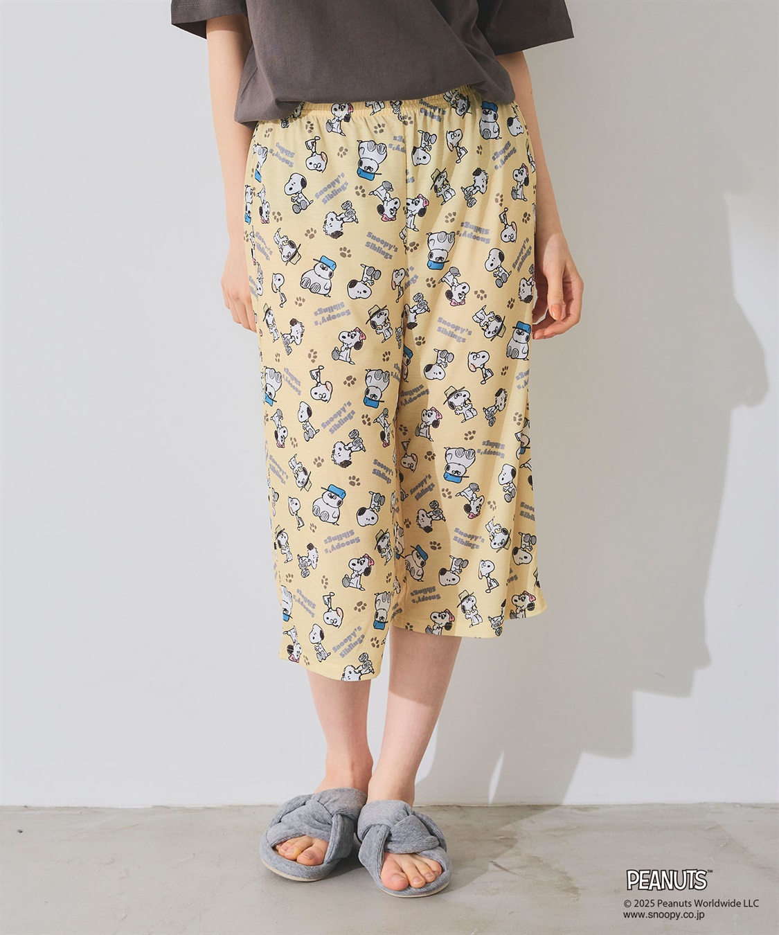 Life Style by cross marche 【ピーナッツ/PEANUTS】ひんやり総柄ハーフパンツ《大きいサイズ有》_sub_16