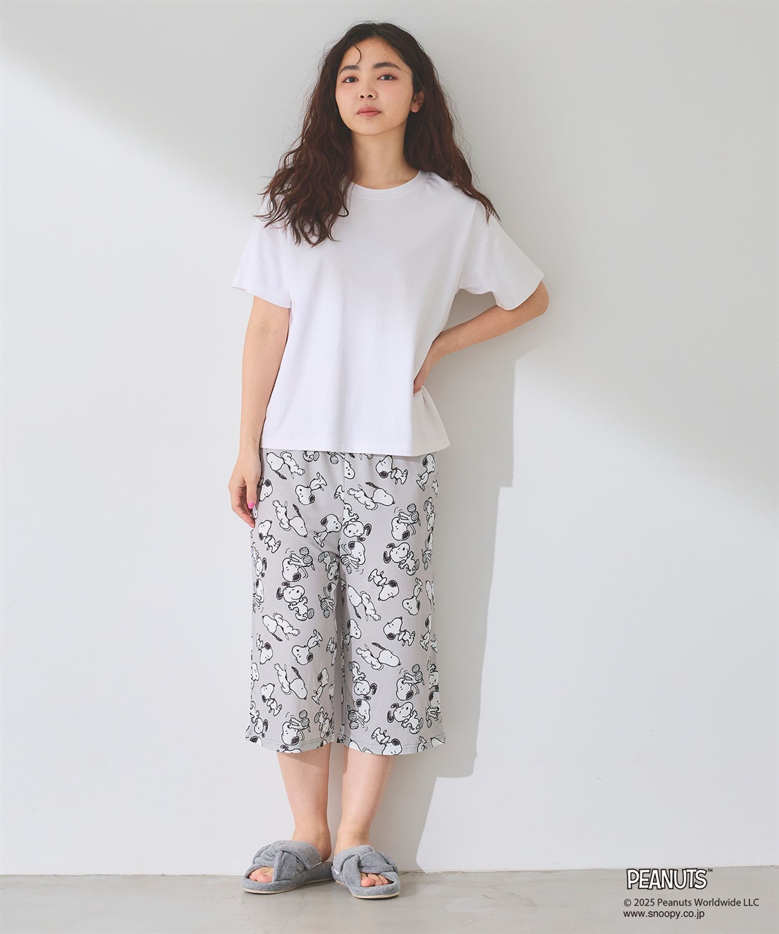 Life Style by cross marche 【ピーナッツ/PEANUTS】ひんやり総柄ハーフパンツ《大きいサイズ有》_sub_20