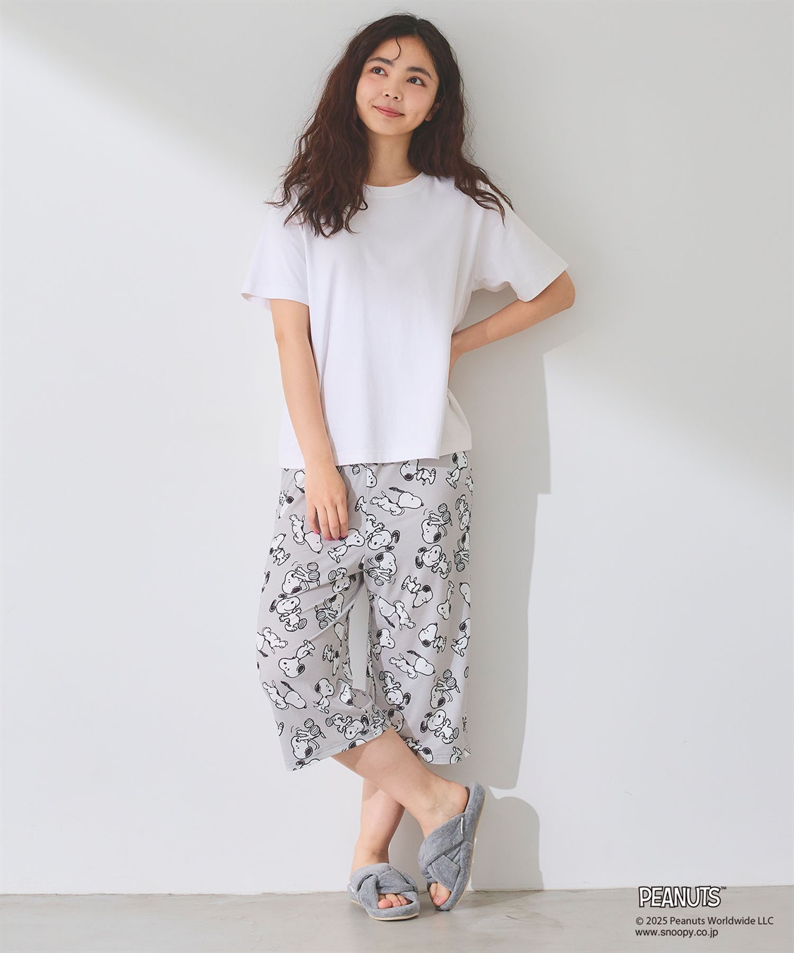 Life Style by cross marche 【ピーナッツ/PEANUTS】ひんやり総柄ハーフパンツ《大きいサイズ有》_sub_21