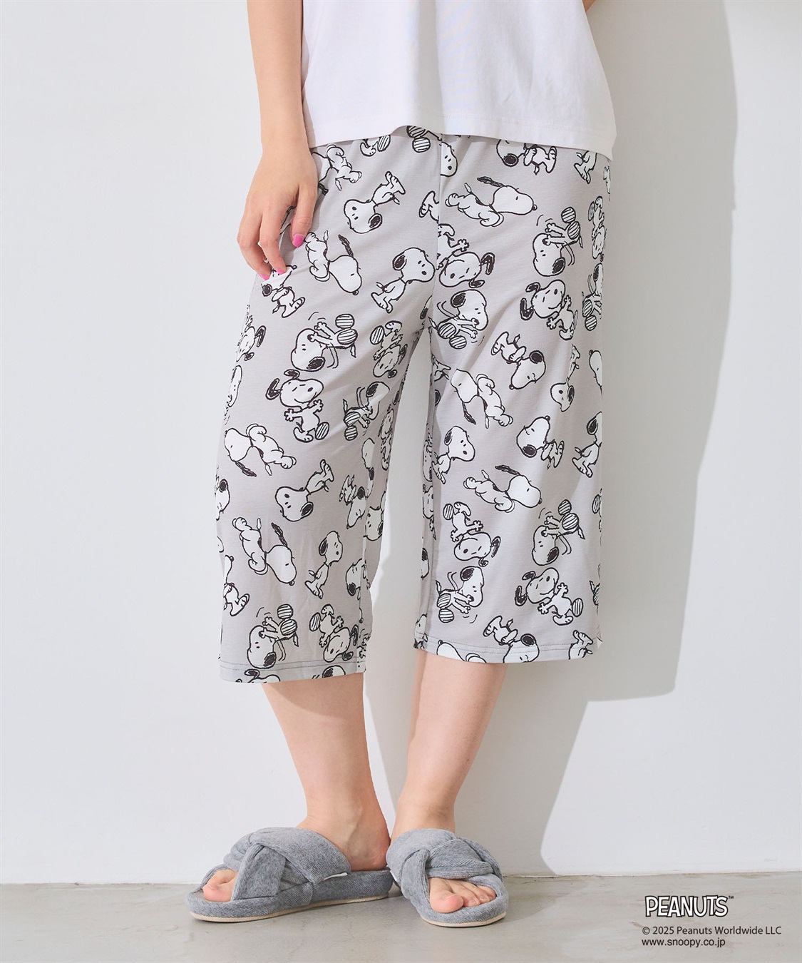 Life Style by cross marche 【ピーナッツ/PEANUTS】ひんやり総柄ハーフパンツ《大きいサイズ有》_sub_22