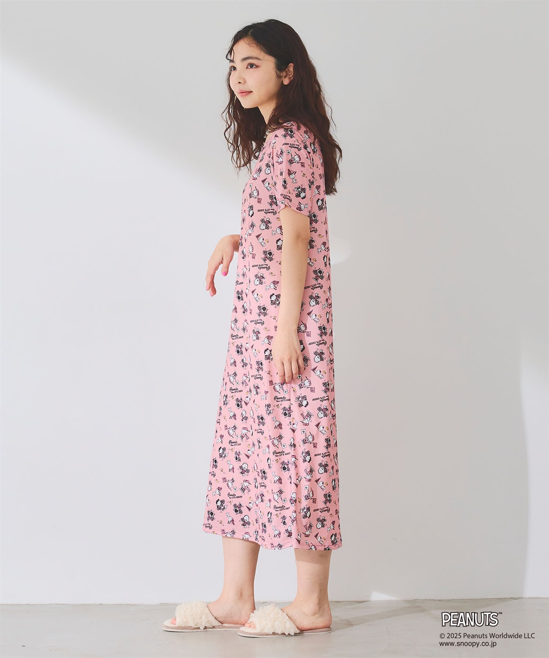 chara station 【ピーナッツ/PEANUTS】ひんやりリラクシングワンピース《大きいサイズ有》_sub_3