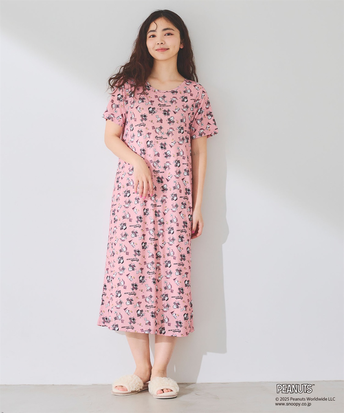 chara station 【ピーナッツ/PEANUTS】ひんやりリラクシングワンピース《大きいサイズ有》_sub_5