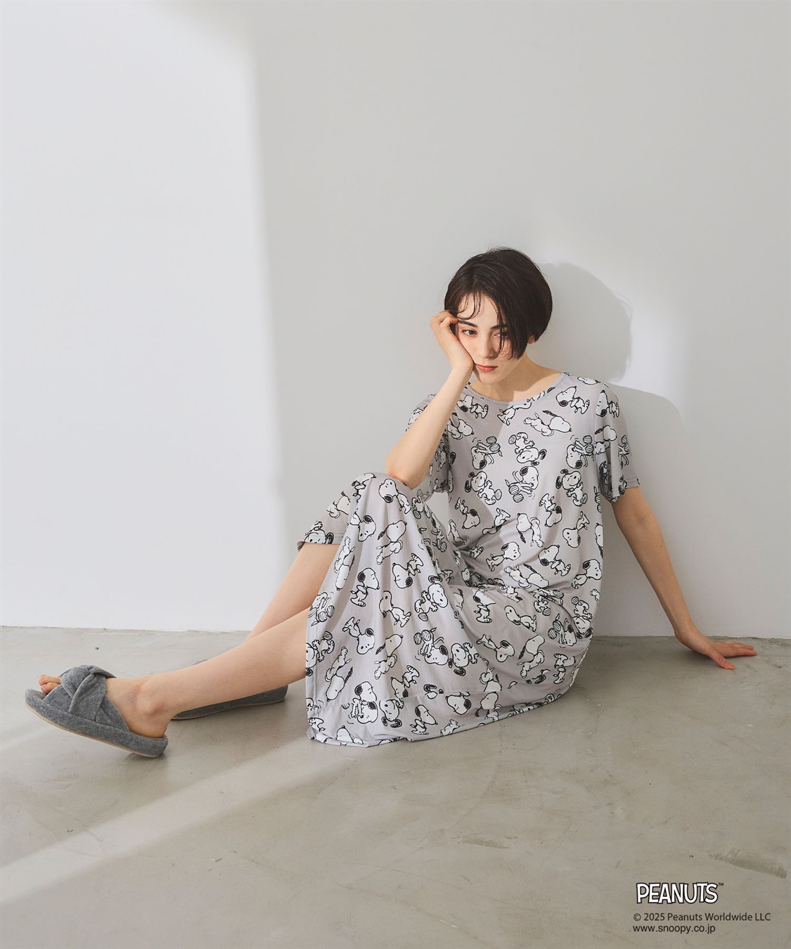 chara station 【ピーナッツ/PEANUTS】ひんやりリラクシングワンピース《大きいサイズ有》_sub_7