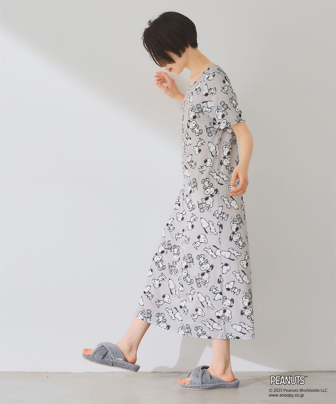 chara station 【ピーナッツ/PEANUTS】ひんやりリラクシングワンピース《大きいサイズ有》_sub_9