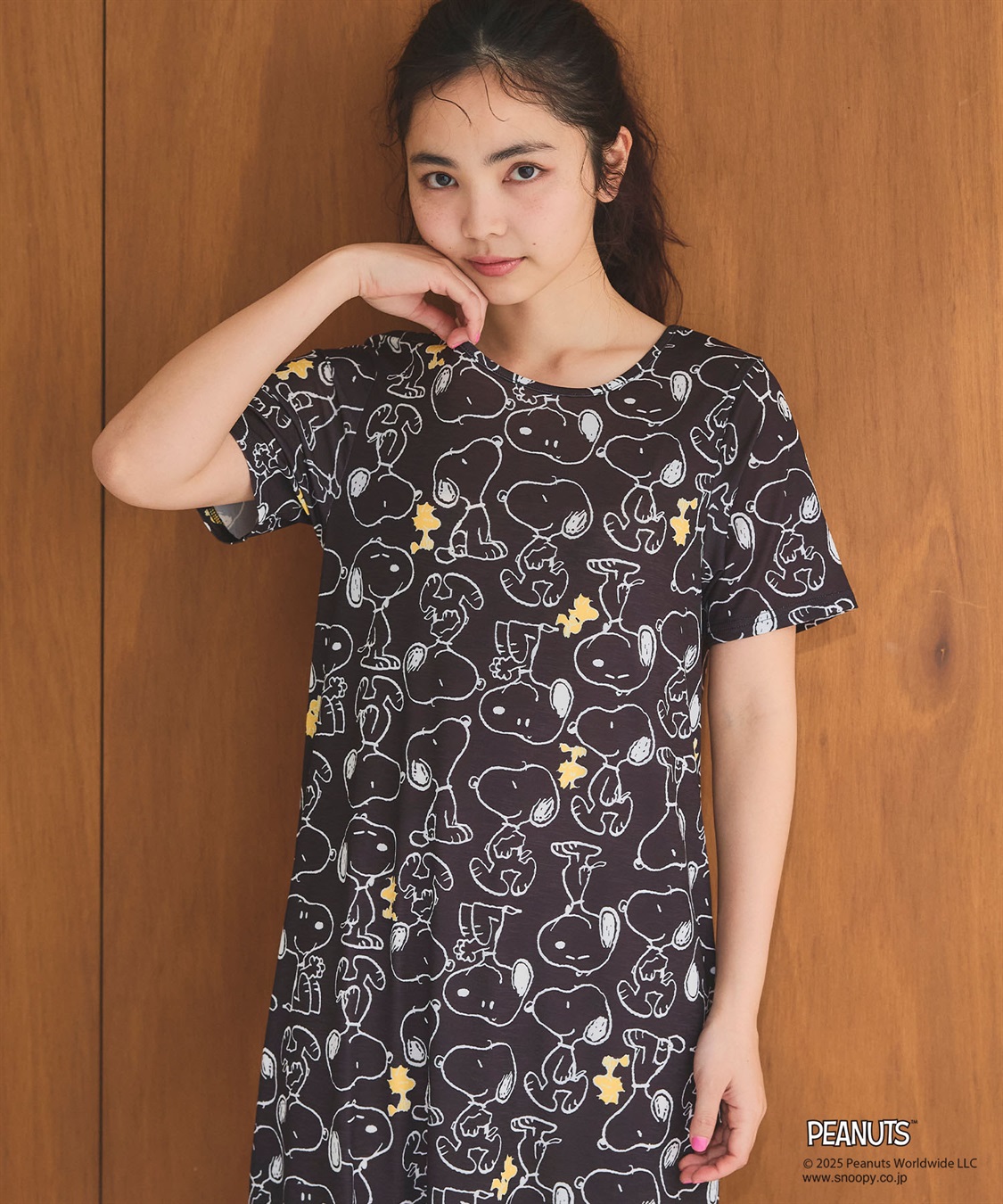 chara station 【ピーナッツ/PEANUTS】ひんやりリラクシングワンピース《大きいサイズ有》_sub_16