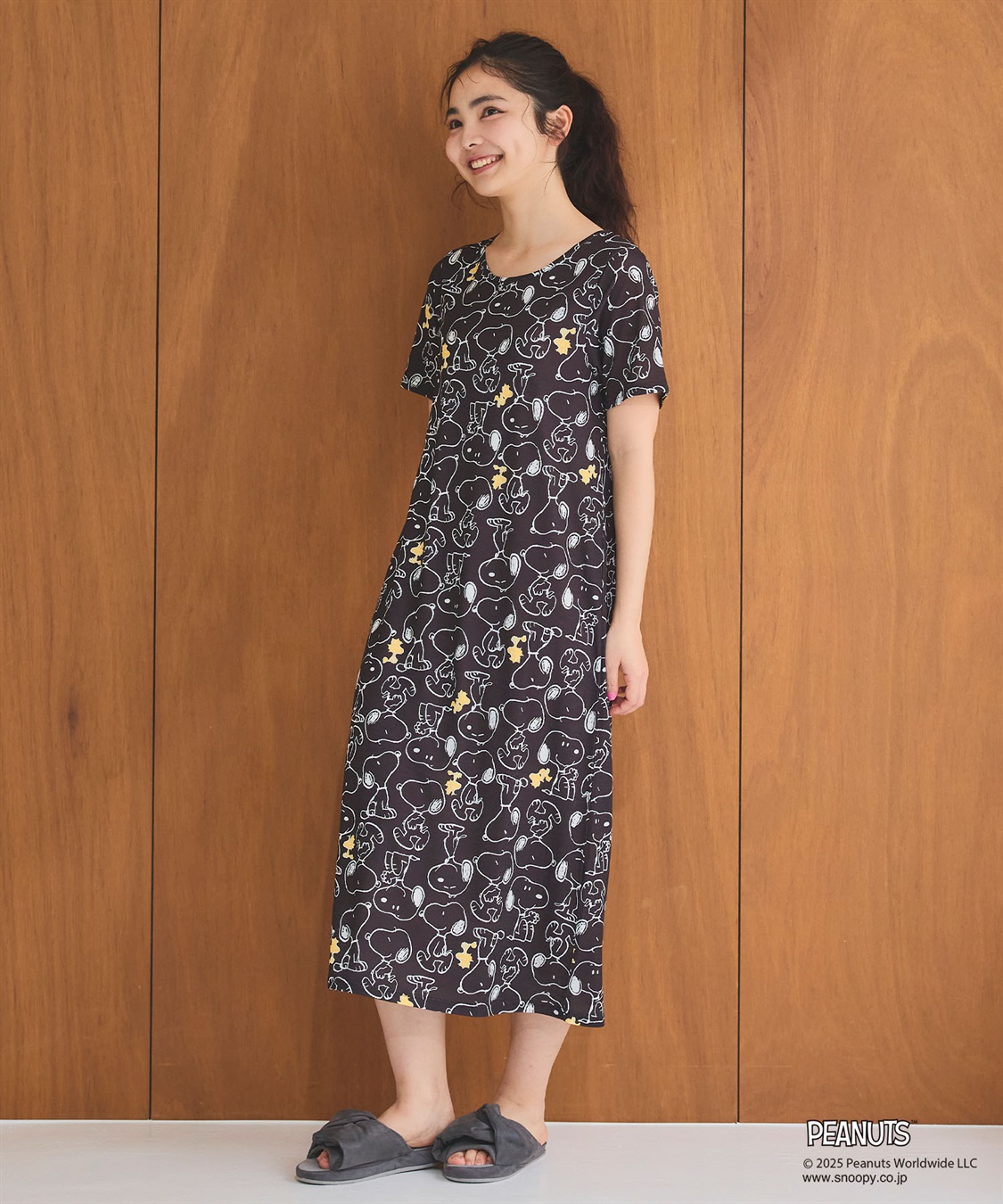 chara station 【ピーナッツ/PEANUTS】ひんやりリラクシングワンピース《大きいサイズ有》_sub_17