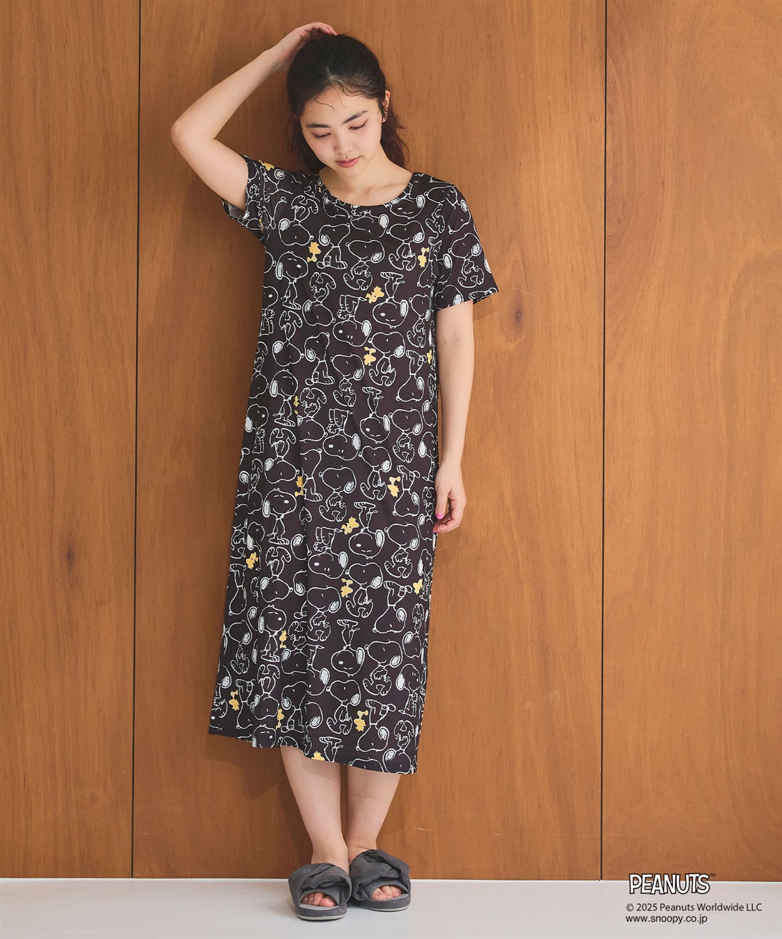 chara station 【ピーナッツ/PEANUTS】ひんやりリラクシングワンピース《大きいサイズ有》_sub_18