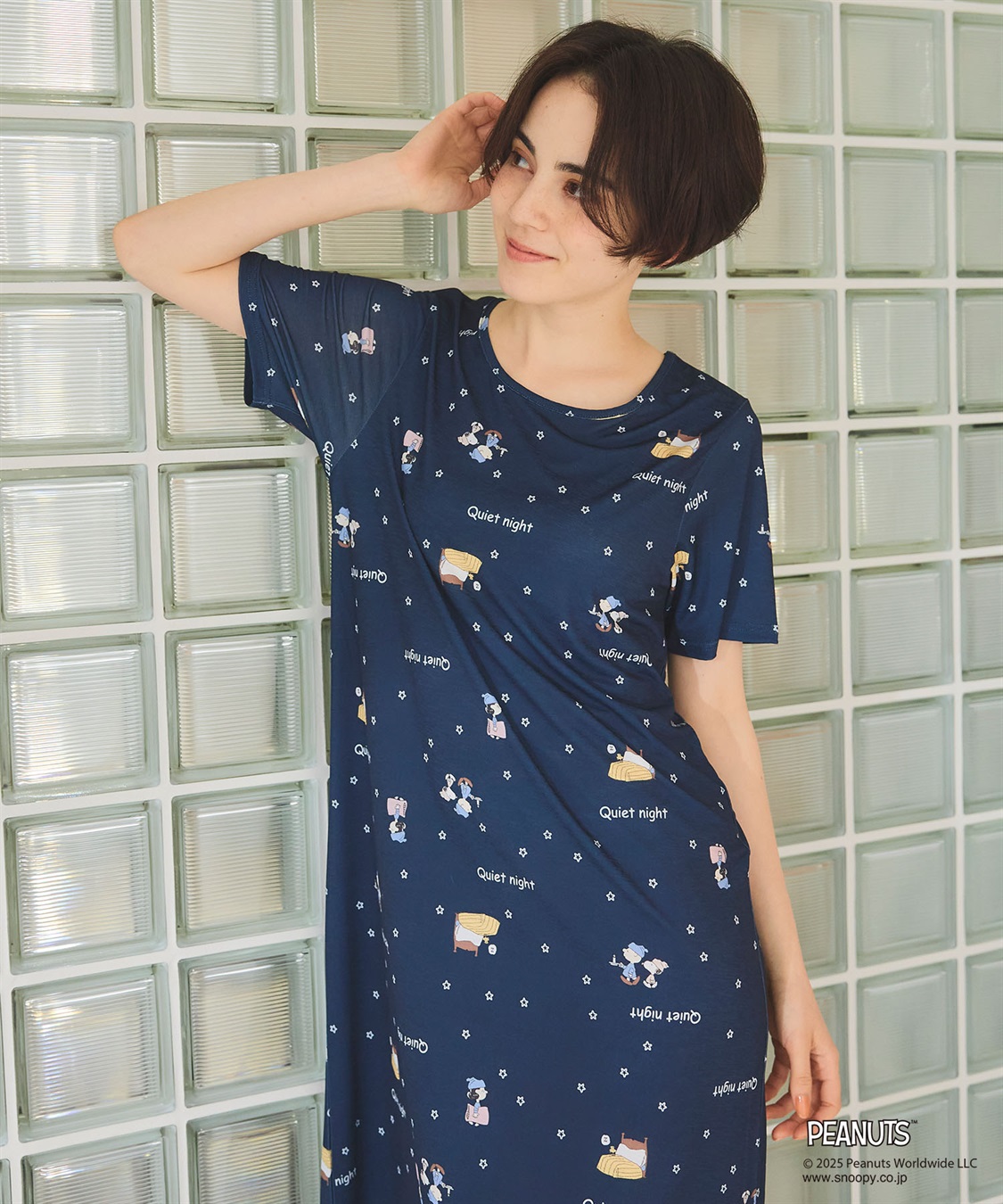 chara station 【ピーナッツ/PEANUTS】ひんやりリラクシングワンピース《大きいサイズ有》_sub_19