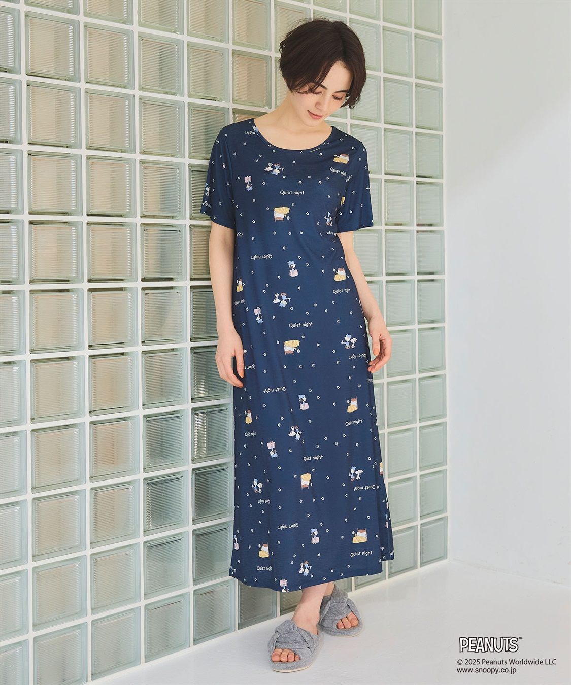 chara station 【ピーナッツ/PEANUTS】ひんやりリラクシングワンピース《大きいサイズ有》_sub_20