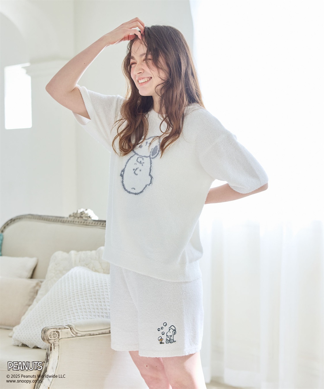 chara station 【PEANUTS/ピーナッツ】SNOOPY/スヌーピーもこもこルームウェアショートパンツ（上下別売り）_sub_12