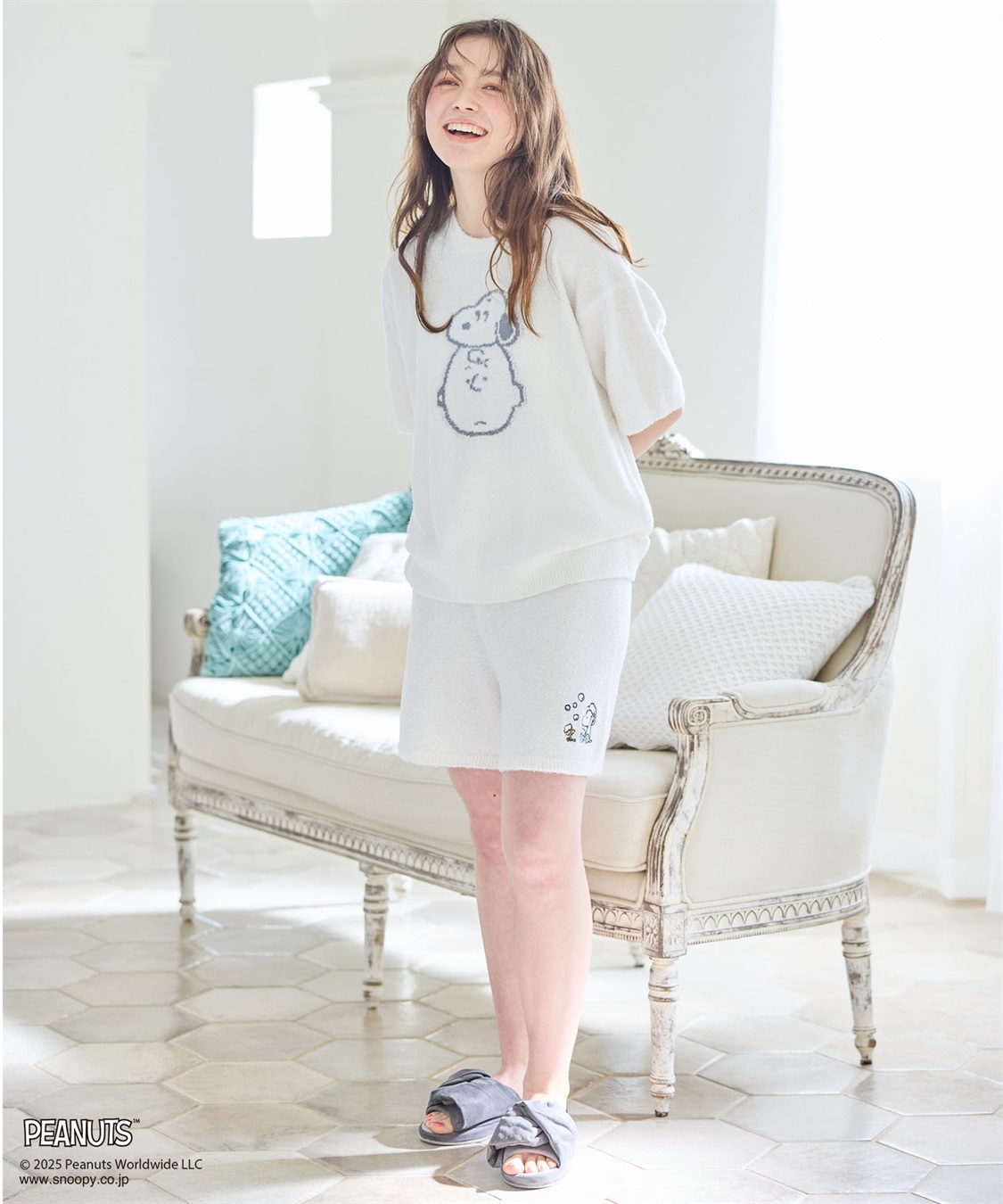 chara station 【PEANUTS/ピーナッツ】SNOOPY/スヌーピーもこもこルームウェアショートパンツ（上下別売り）_sub_14