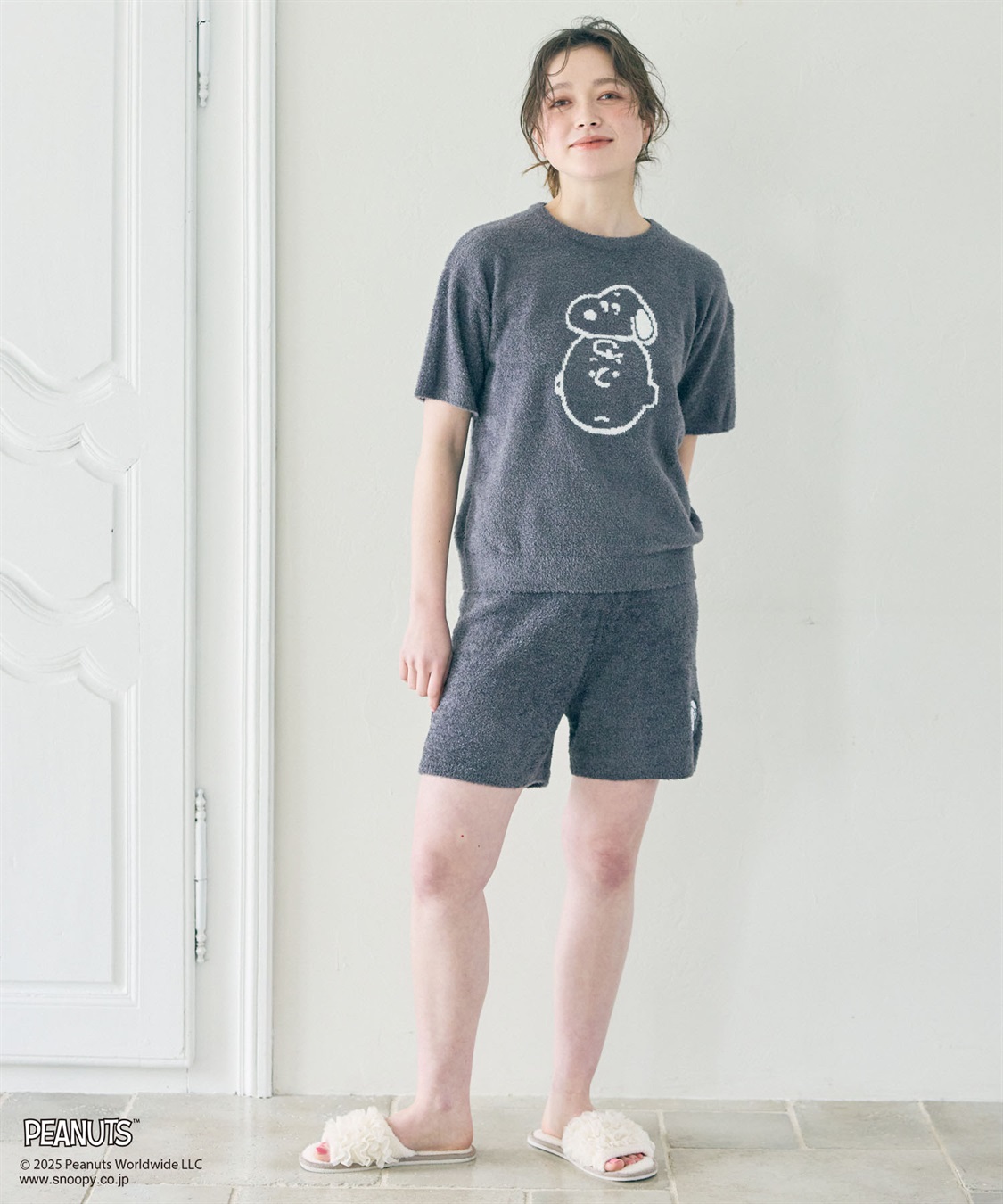 chara station 【PEANUTS/ピーナッツ】SNOOPY/スヌーピーもこもこルームウェアショートパンツ（上下別売り）_sub_22