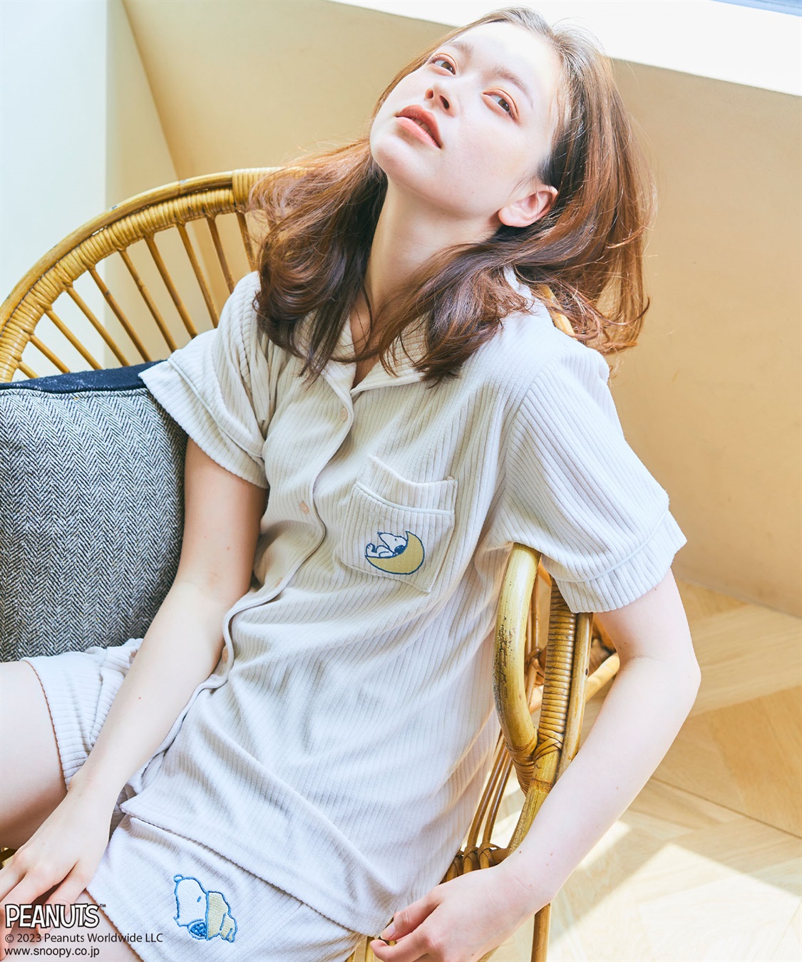 PEANUTS/ピーナッツ】パイルリブプルオーバー Life Style by cross marche｜クロスプラス公式通販サイト