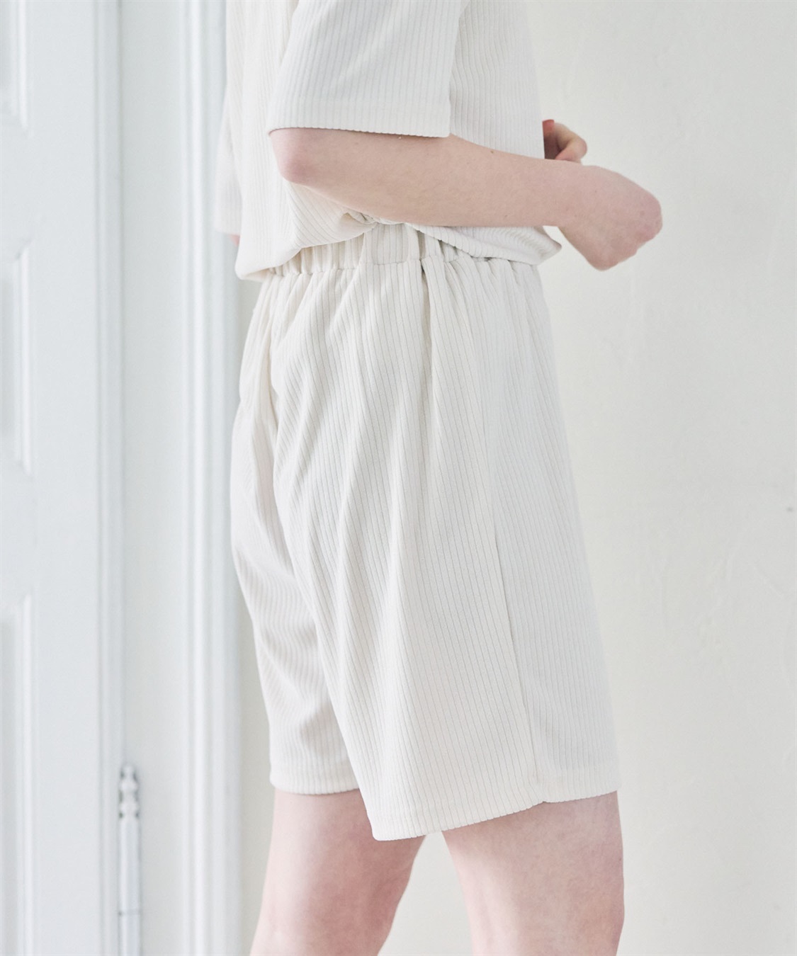 chara station 【PEANUTS/ピーナッツ】SNOOPY/スヌーピーパイルリブルームウェアハーフパンツ（上下別売り）_sub_17