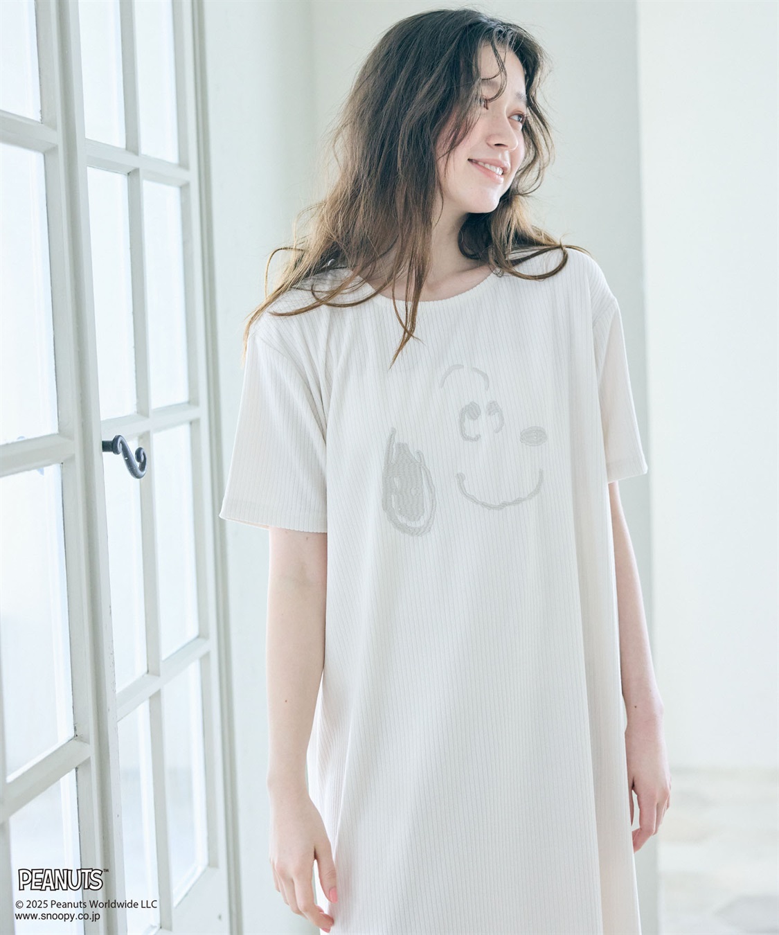 chara station 【PEANUTS/ピーナッツ】SNOOPY/スヌーピーパイルリブルームウェアワンピース（上下別売り）_sub_13
