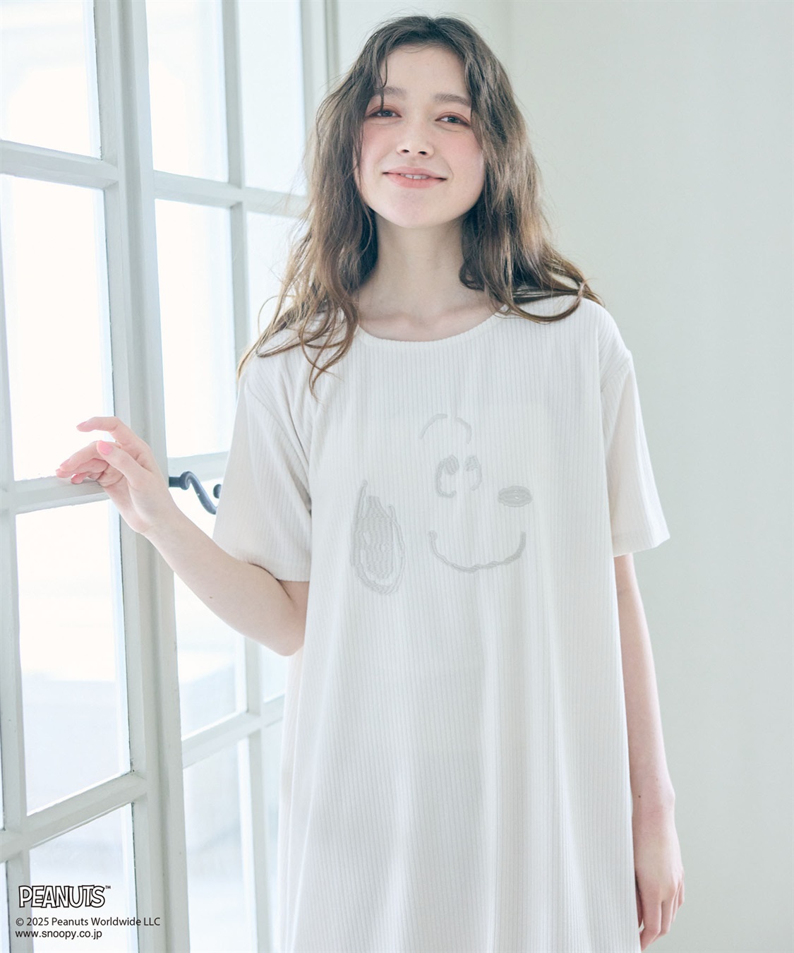 chara station 【PEANUTS/ピーナッツ】SNOOPY/スヌーピーパイルリブルームウェアワンピース（上下別売り）_sub_14