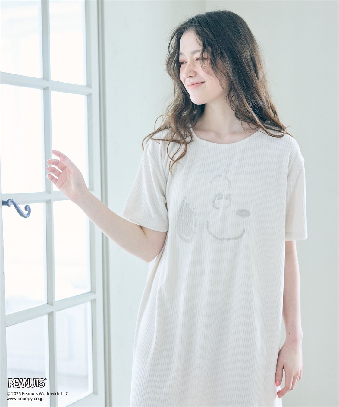 chara station 【PEANUTS/ピーナッツ】SNOOPY/スヌーピーパイルリブルームウェアワンピース（上下別売り）_sub_15