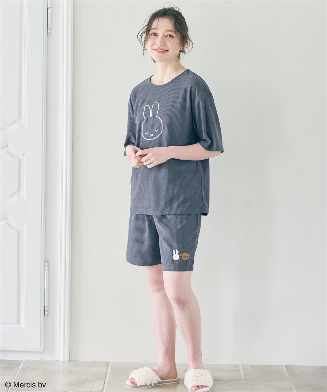 chara station 【miffy/ミッフィー】パイルリブルームウェアハーフパンツ（上下別売り）_sub_20