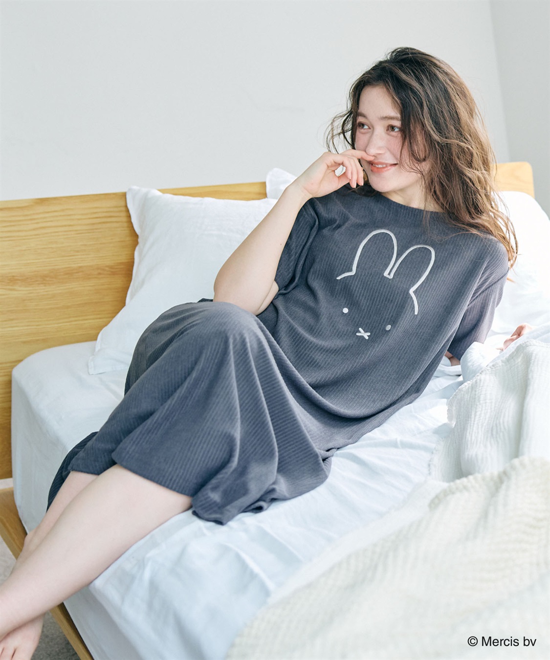 Life Style by cross marche 【miffy/ミッフィー】パイルリブワンピース/ルームウェア◆別注◆（2026SS）_sub_5