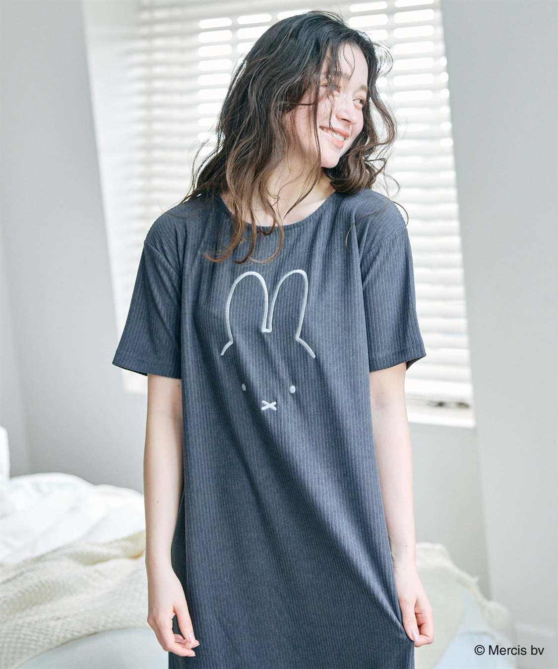 Life Style by cross marche 【miffy/ミッフィー】パイルリブワンピース/ルームウェア◆別注◆（2026SS）_sub_6