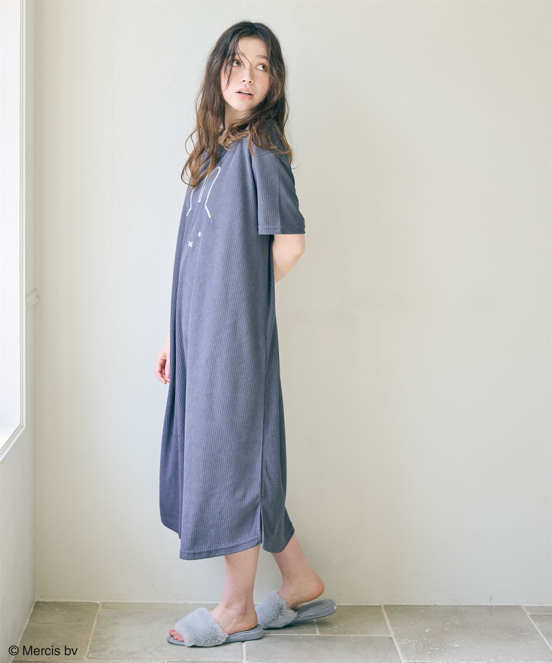 ルームウェア ⭐️モコモコ⭐️ミッフィー ワンピース miffy/ミッフィー】もこもこルームウェアワンピース chara