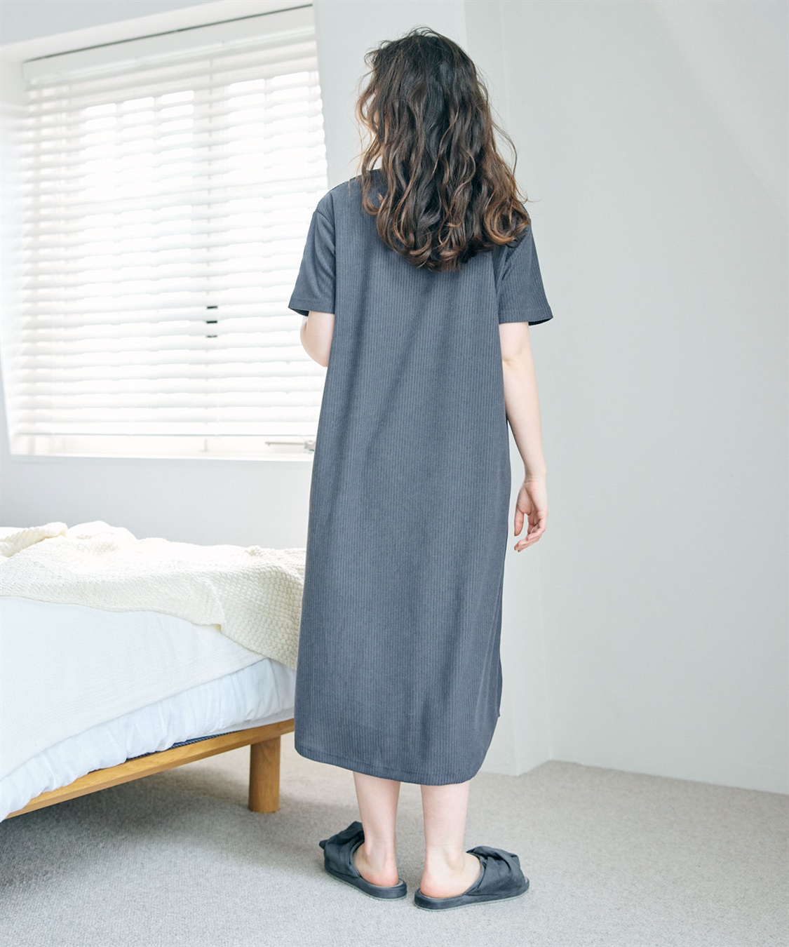 Life Style by cross marche 【miffy/ミッフィー】パイルリブワンピース/ルームウェア◆別注◆（2026SS）_sub_9