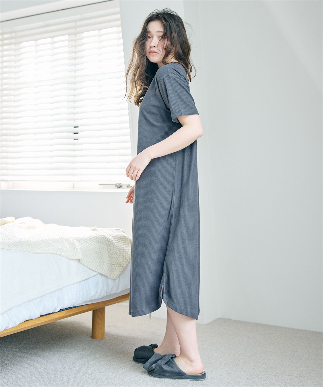 Life Style by cross marche 【miffy/ミッフィー】パイルリブワンピース/ルームウェア◆別注◆（2026SS）_sub_10