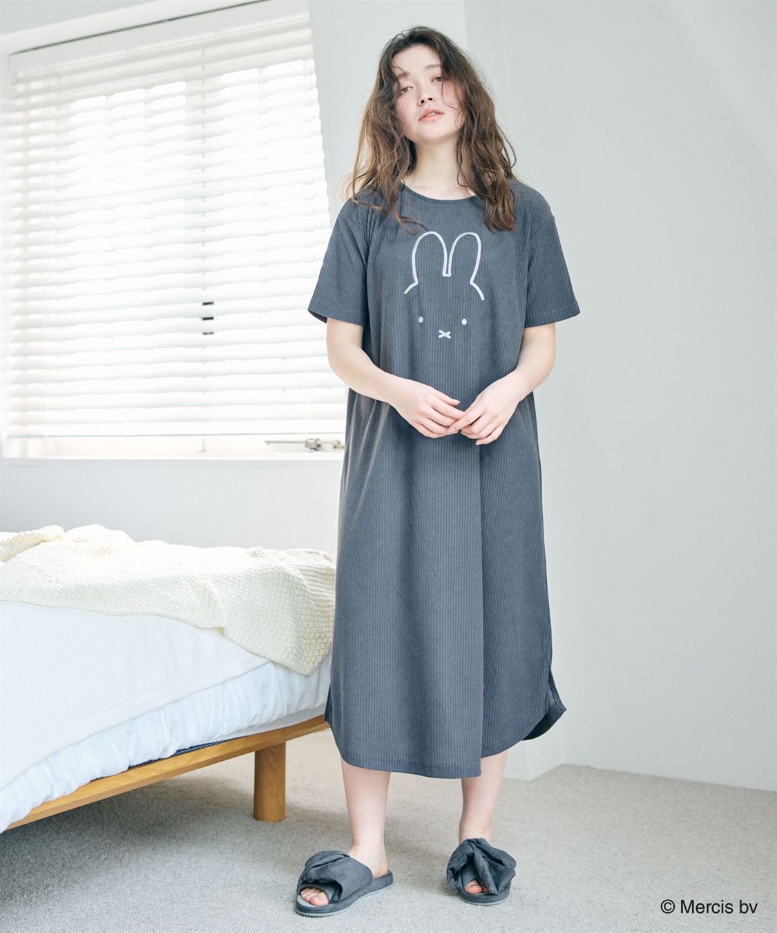 Life Style by cross marche 【miffy/ミッフィー】パイルリブワンピース/ルームウェア◆別注◆（2026SS）_sub_11
