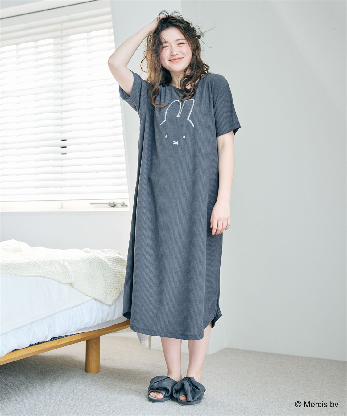 Life Style by cross marche 【miffy/ミッフィー】パイルリブワンピース/ルームウェア◆別注◆（2026SS）_sub_12