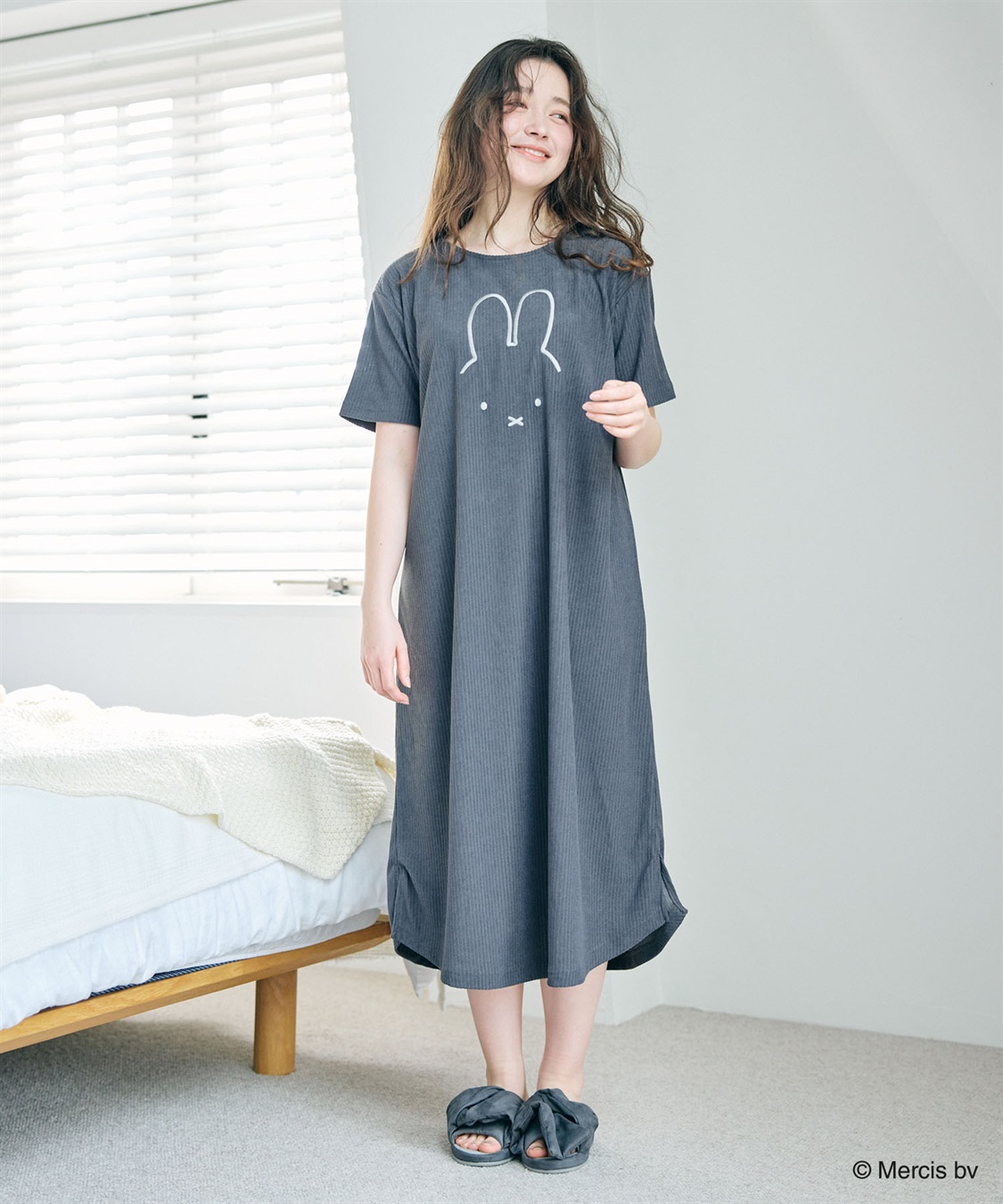 Life Style by cross marche 【miffy/ミッフィー】パイルリブワンピース/ルームウェア◆別注◆（2026SS）_sub_13