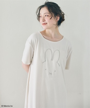 Life Style by cross marche 【週末限定SALE】【ミッフィー/miffy】パイルリブワンピース◆ルームウェア/ワンマイルウェアワンピース◆《大きいサイズ有》_subthumb_13