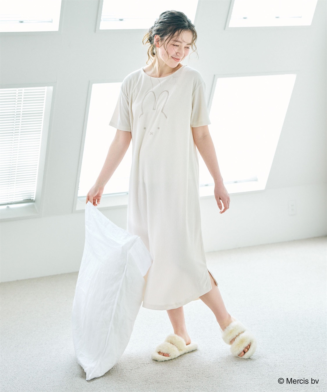 Life Style by cross marche 【miffy/ミッフィー】パイルリブワンピース/ルームウェア◆別注◆（2026SS）_sub_19