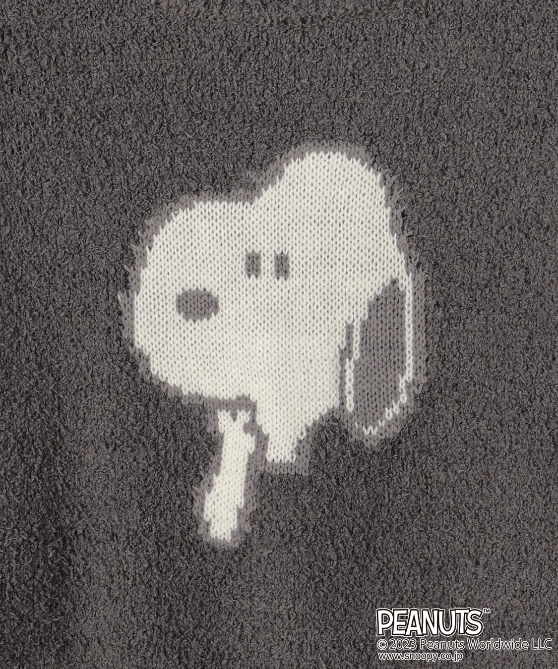 chara station 【ピーナッツ/PEANUTS】スヌーピーフェイスふわふわニットトップスルームウェア【パンツ別売り】_sub_18
