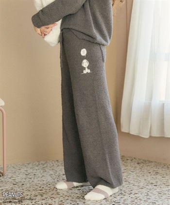 Life Style by cross marche 【ピーナッツ/PEANUTS】スヌーピーもこもこルームウェアパンツ_subthumb_1