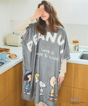 Life Style by cross marche 【PEANUTS/ピーナッツ】スヌーピーと仲間たち あったか着るフリースウェア_subthumb_11
